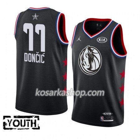 Dres Dallas Mavericks Luka Doncic 77 2019 All-Star Jordan Brand Crna Swingman - Dječji